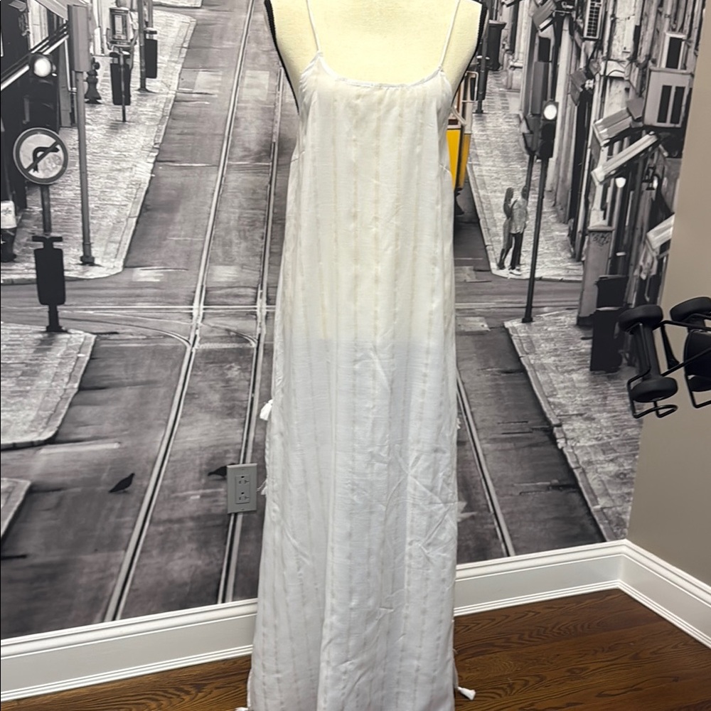 Elegant White Maxi coverups